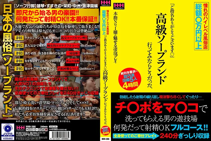 憧れのハイレベル風俗店 総額○万円以上 「ご指名ありがとうございます♪」高級ソープランド行ってみたらこうだった。