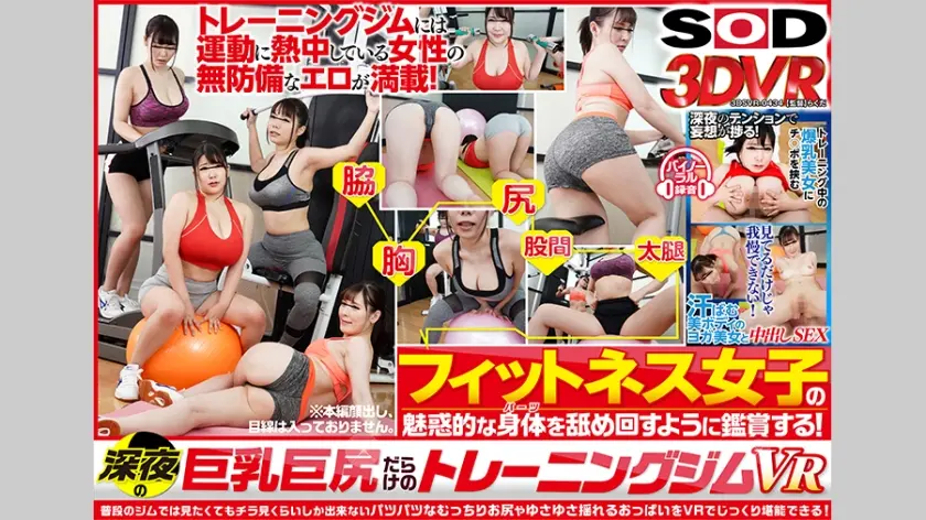 【VR】巨乳巨尻だらけの深夜のトレーニングジムVR