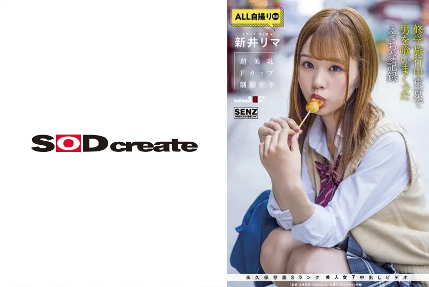 【ALL自撮り動画】旅行中 東京で男を喰いまくったえっちな記録 新井リマ