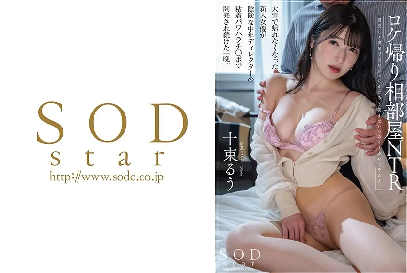 ロケ帰り相部屋NTR  大雪で帰れなくなった新人女優が陰険な中年ディレクターの粘着パワハラチ○ポで開発され続けた一晩。十束るう