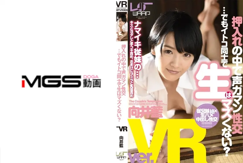 【VR】押入れの中で声ガマン性交…でもイトコ同士で生はマズくない？ 向井藍