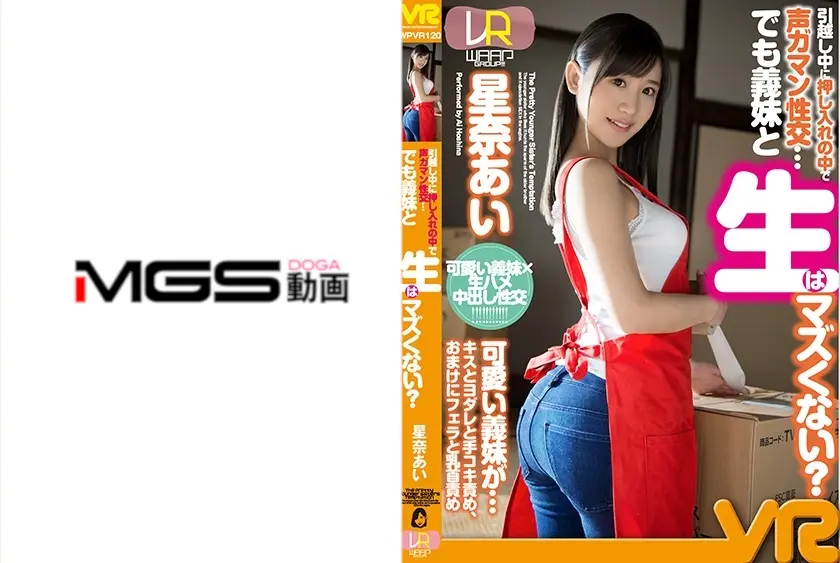 【VR】引越し中に押し入れの中で声ガマン性交…でも義妹と生はマズくない？ 星奈あい