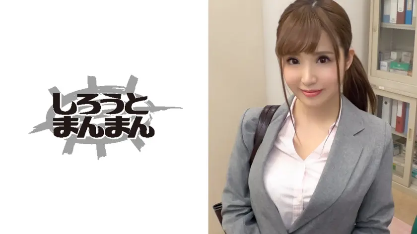 黒ストッキングが抜群に似合う美脚OLがFカップの胸を揺らしながらノーパン素股でイキまくる