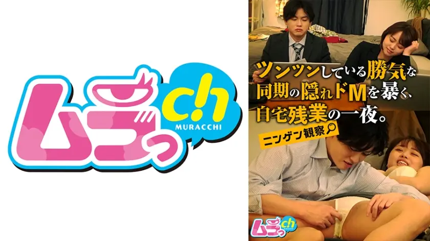 ニンゲン観察 ツンツンしている勝気な同期の隠れドMを暴く、自宅残業の一夜。