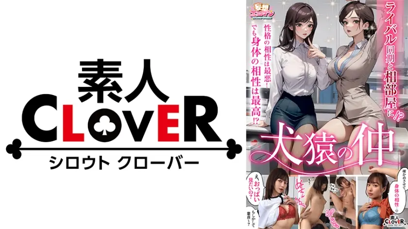 【犬猿の仲】①一線を越えて性欲が大爆発！潮を吹きまくりながらガクガク連続絶頂↑↑②出張先のホテルで下着チラ見せ挑発したら返り討ち…怒涛ファックに完全メス堕ち絶頂↑↑2組の男女が本能全開中出し交尾でケンカップル成立！？【妄想エロマン♯水川潤&秋元さちか】