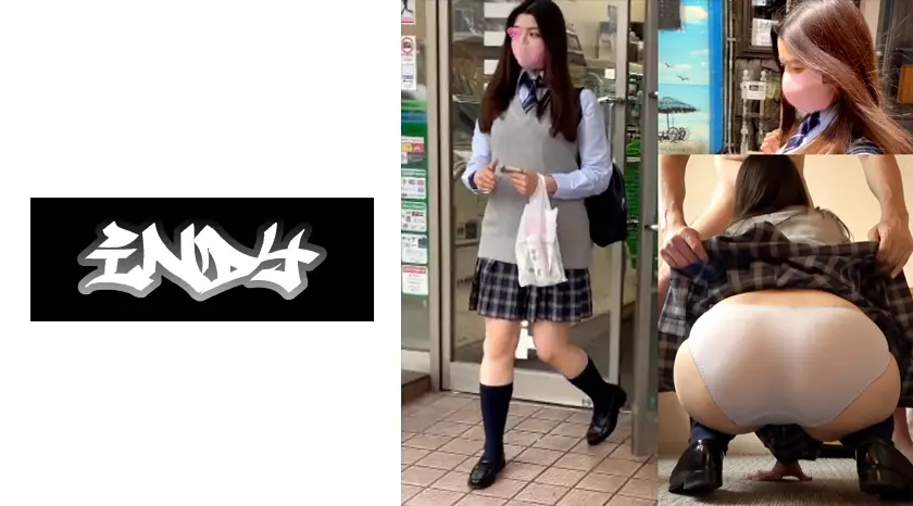 16時間着用【個人撮影】発育良好女子_授業サボってやって来たMサイズのライトグレーぱんつちゃん(シミ有り)とP活