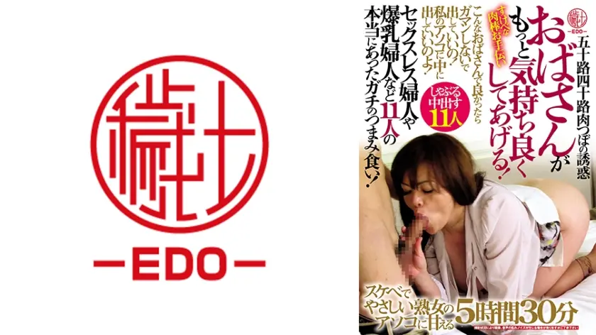 五十路四十路肉つぼの誘惑 おばさんがもっと気持ち良くしてあげる！セックスレス婦人や爆乳婦人など11人の本当にあったガチのつまみ食い！5時間30分
