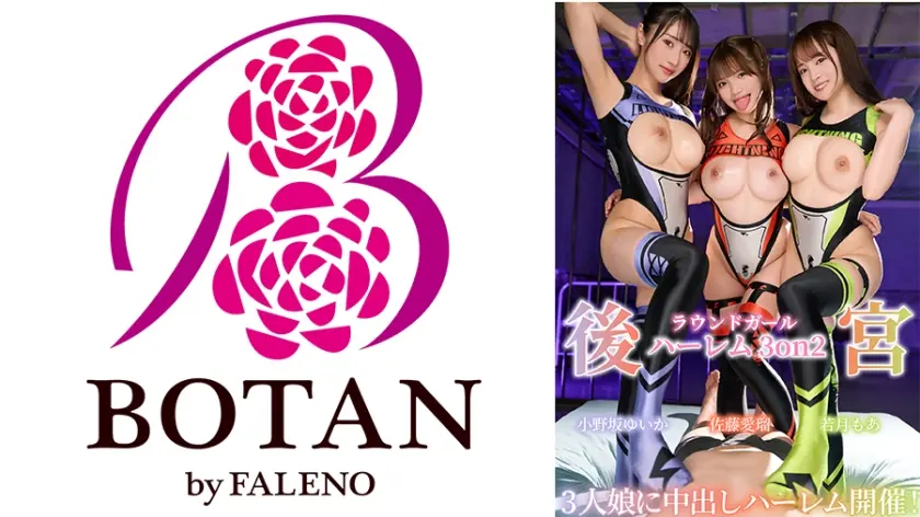 後宮 ラウンドガールハーレム３on２小野坂ゆいか 佐藤愛瑠 若月もあ