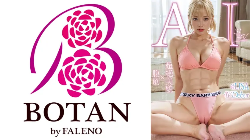 【3.1次元】AI神BODY 腹筋×超絶美貌 MUTEKIヨガインストラクター@LISA AVデビュー