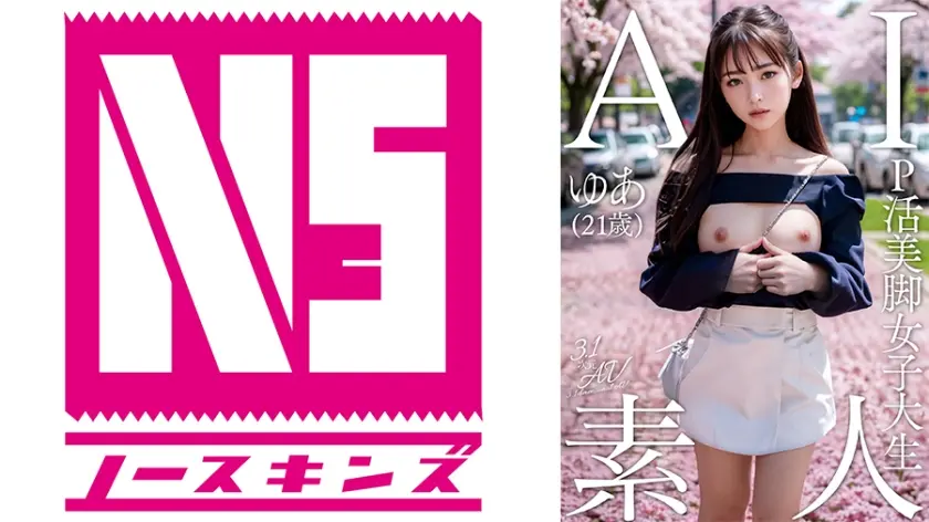 AI素人 P活美脚女子大生ゆあ(21歳)【3.1次元】